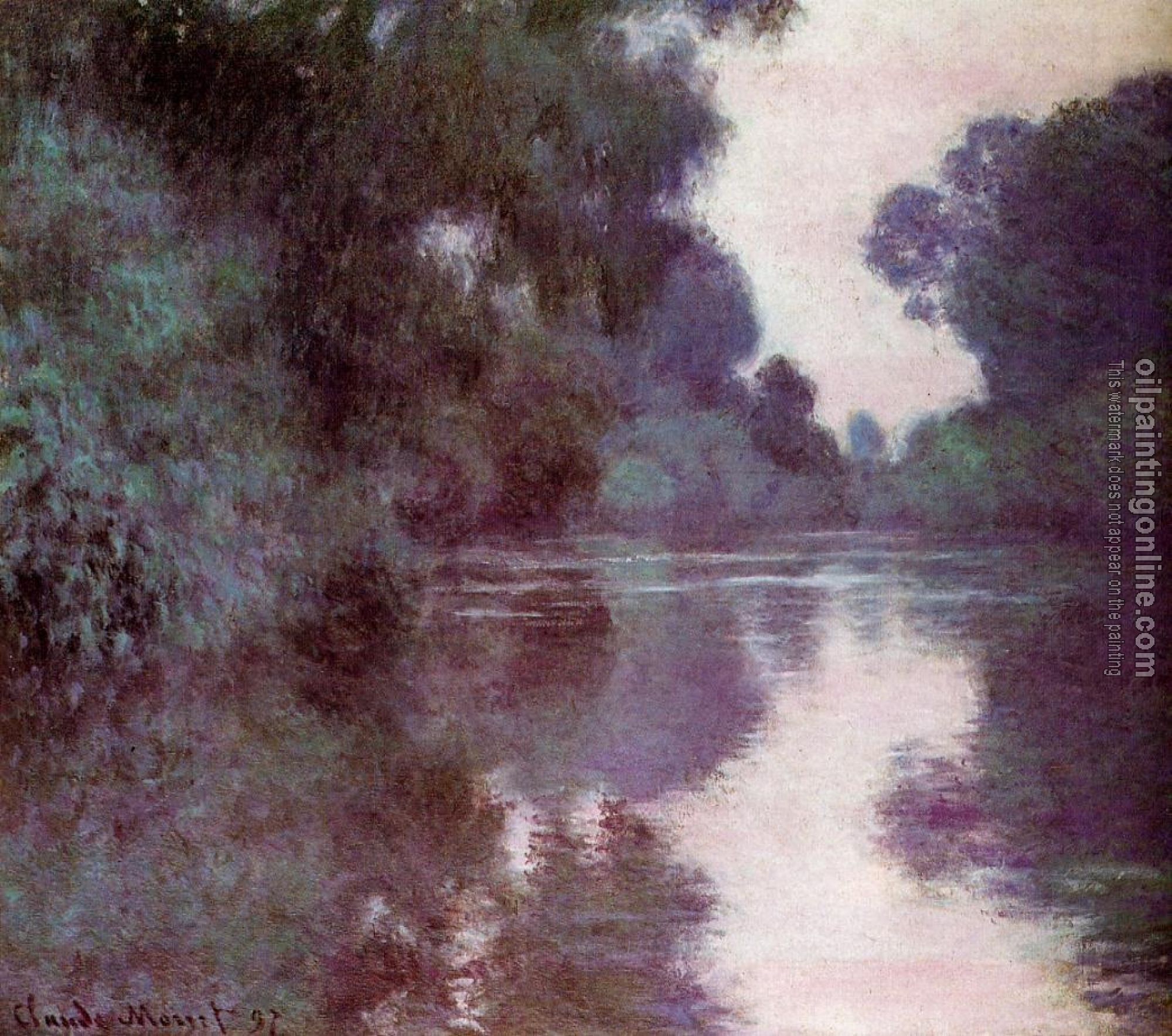 Monet, Claude Oscar - Arm of the Seine near Giverny